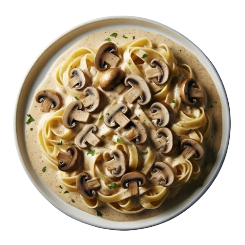 Creamy Mushroom Fettucine