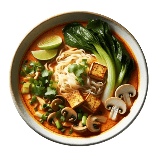 Thai-style red curry soup – spicy and fast recipe from YouTheChef PDF