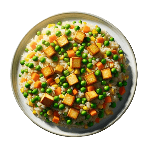 Fresh veggie stir fry in bowl – one of the easy global dishes in YouTheChef cookbook