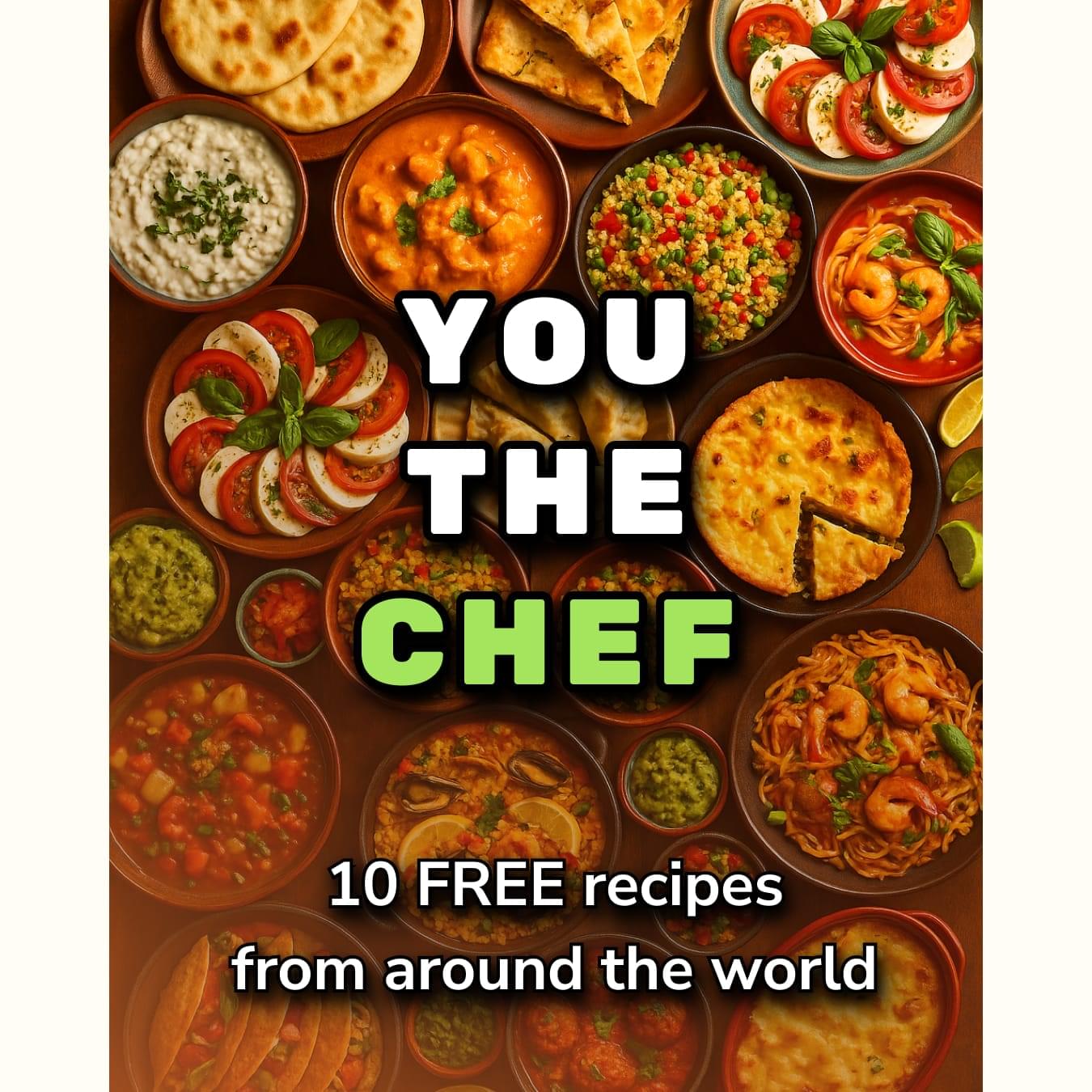 10 free international recipes PDF cover – instant download for home cooks in India and Nigeria